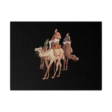 A traveling caravan Design ,Matte Canvas, Stretched, 0.75"