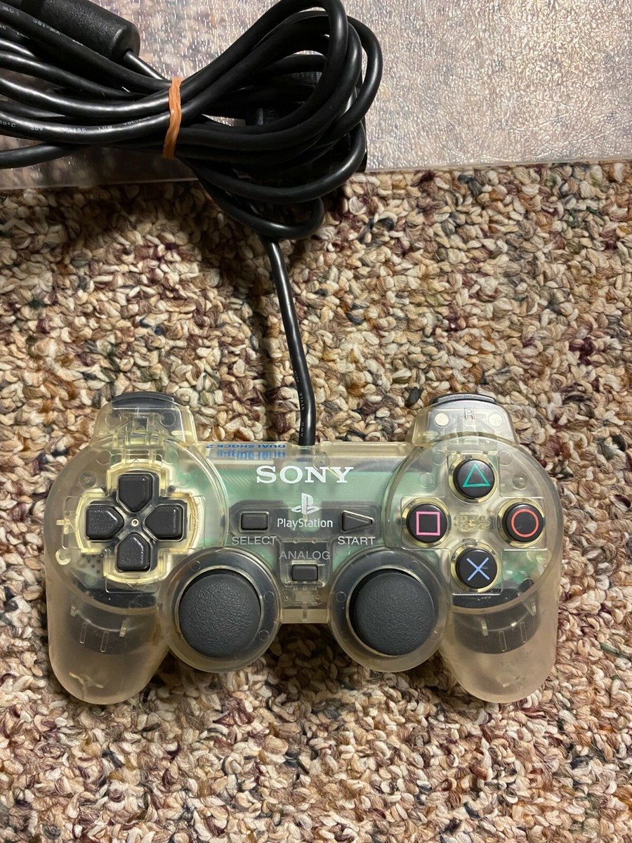 Manette Sony Dualshock 2 OR Dorée - SCPH-10010 - PS2 & PS1 Compatible - Testée Nettoyée - Occasion Bon état