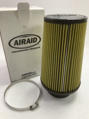 Airaid 705-420 Large Performance High Flow Air Filter - 3.5" Inlet, 9" Tall - Foto 1 di 7