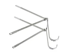 Bike 20 Lowrider Triple Square Twisted Continental Kit Chrome.