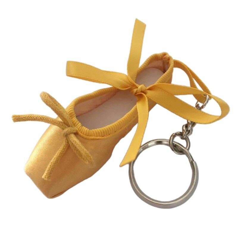 Lovely Ballet Shoe Keyring Stylish Pendant Keychains Ballet Shoe