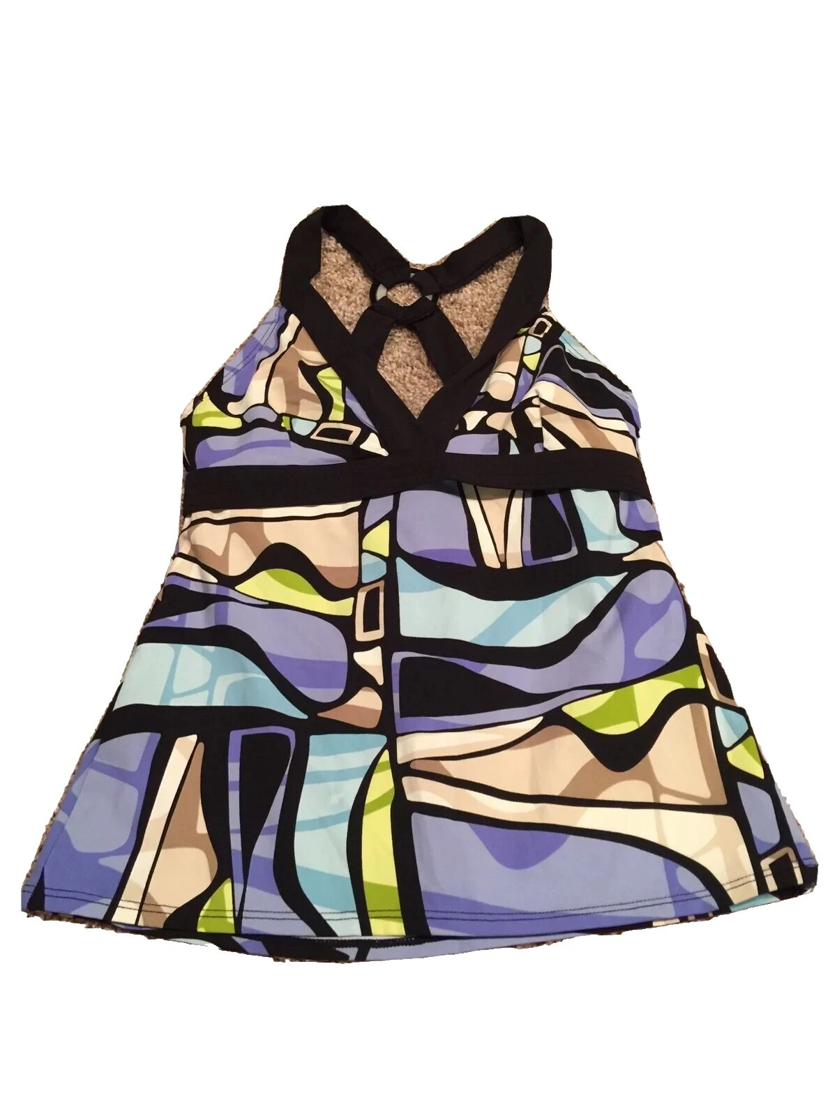 Traje de Baño para Mujer geométrico Perry Ellis