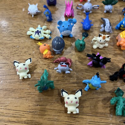 Pokemon Mini Micro Vinyl 1” Figures Lot of 125 Many Popular