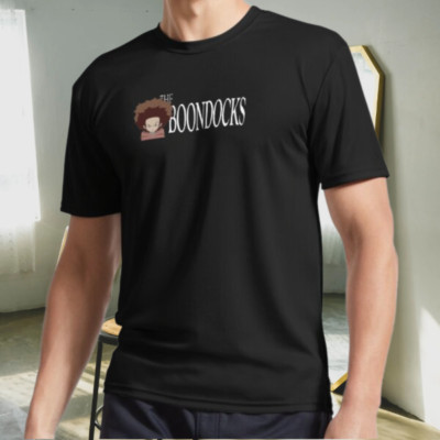 New Shirt he Boondocks Sitcom TV Show Active Logo T-Shirt Funny Size S to 5XL