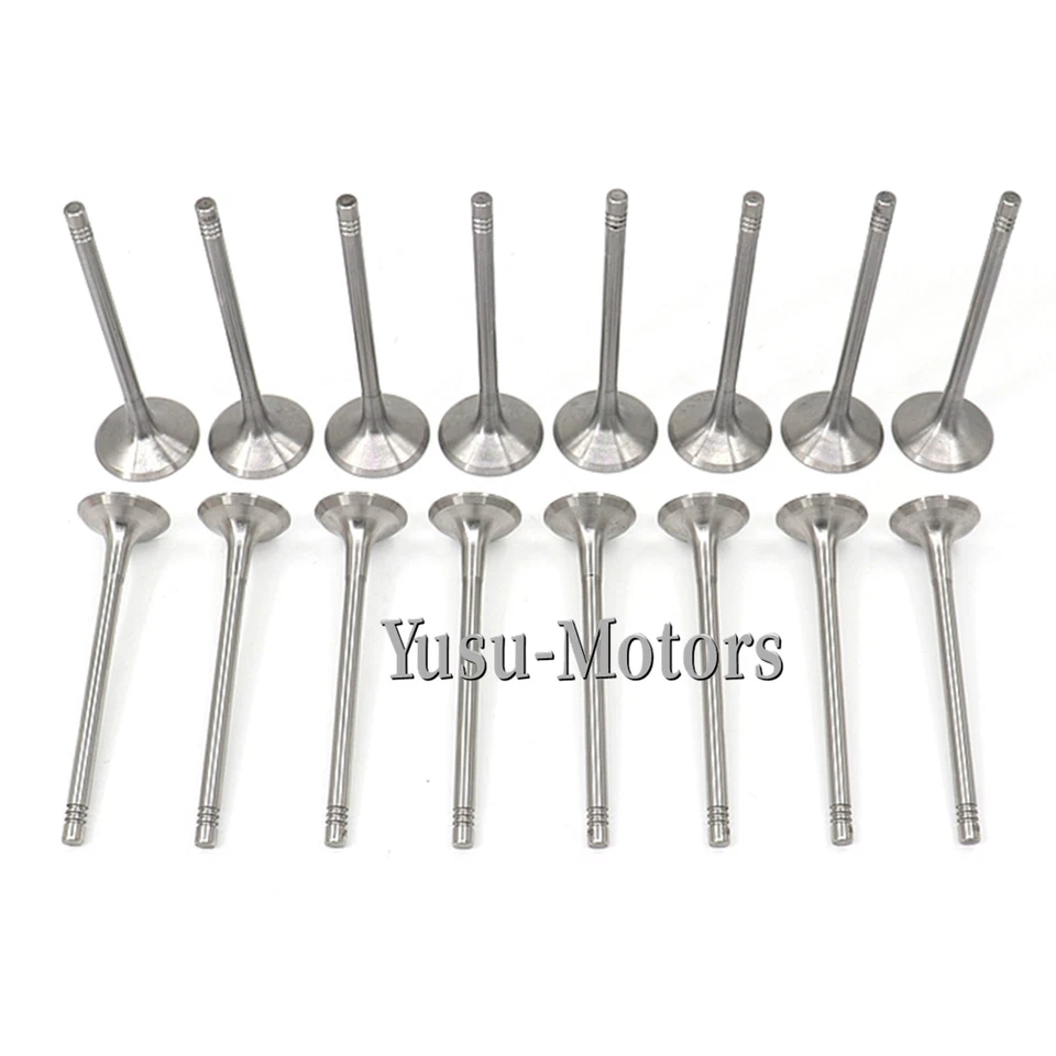 16x Intake & Exhaust Valves Φ6mm Kit For VW Tiguan Passat AUDI A3 A4 A5 2.0 TFSI - Image 3 of 4