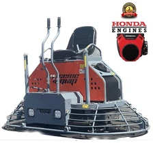 SupremeEquip 72" Ride-On Power Trowel with Dual 36" Blade and Honda GX690 Engine