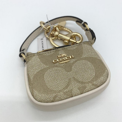 [COACH] シグネチャー ミニ ノリータ バッグチャーム CG761 COACH Signature Mini Nolita Bag Charm CG761 Light Khaki x