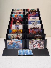 SEGA Genesis 18 Game Cartridge Display Stand (Logo)