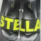 Stella McCartney Black & Neon Yellow Slides — photo 3