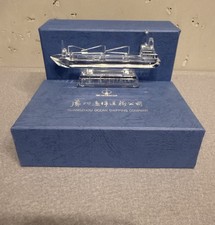 Seltenes Kristall Schiffsmodell „ Guangzhou Ocean Shipping Company“COSCO OVP