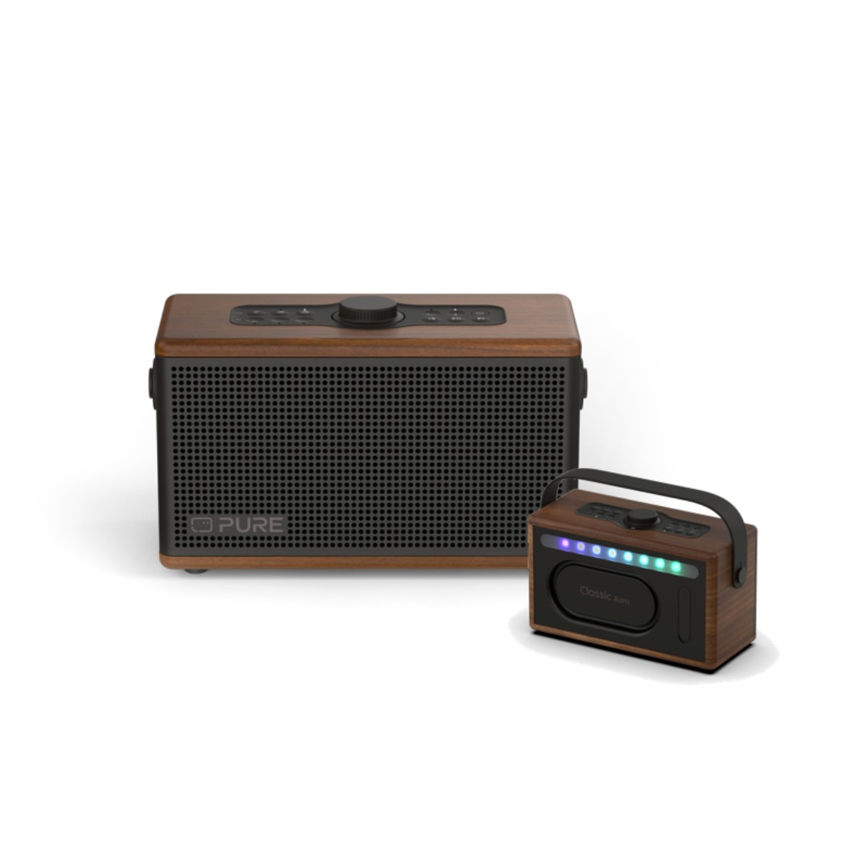 Pure Marron Classic Aura Enceinte Portable Stéréo Noyer 40 W - Neuf - Image 2