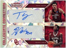2018-19 Contenders Draft Trae Young Buddy Hield Dual Cracked Ice Auto RC 23/23