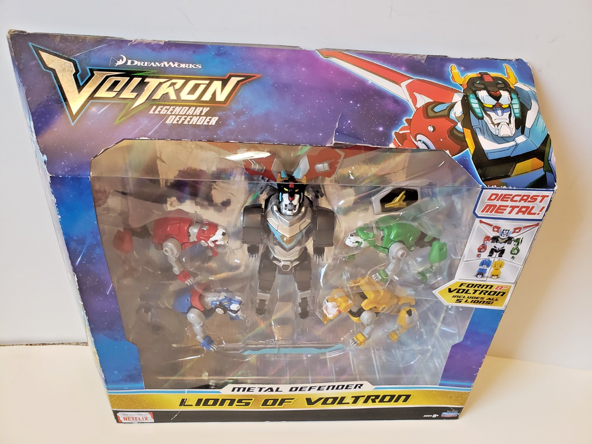 Lions of Voltron 5pc Set Diecast Metal Legendary Defender Figures