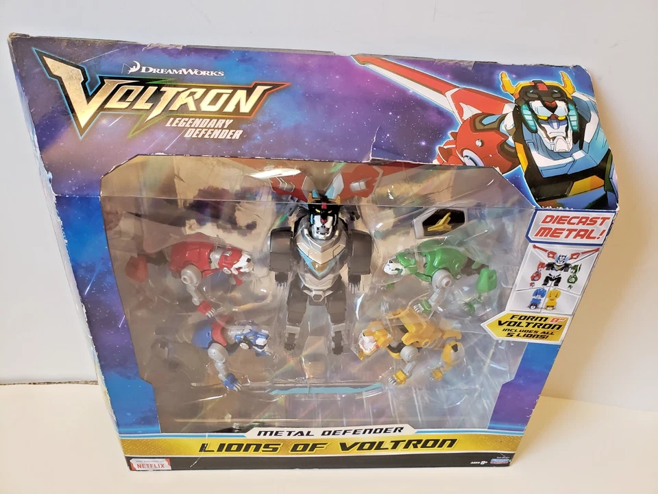 Voltran Legendary Defender Metal DieCast Complete 5 Lion Set Brand New In Box - Image 3 of 4