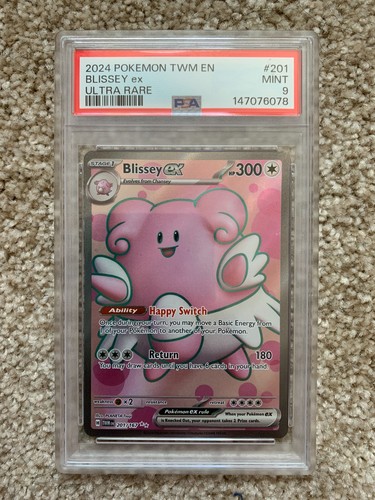 Blissey ex graded PSA 9 for sale on eBay