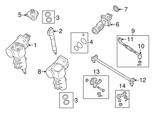 Genuine Nissan 1999-2004 Frontier Xterra Idler Arm Assembly D8530-VK90A - Image 4 of 4
