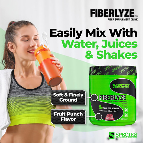 Fiberlyze Fiber Supplement, Psyllium Based Soluble & Insoluble Fiber Powder f... - Picture 5 of 6