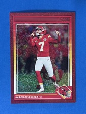 2024 Score Dots Red #140 Harrison Butker Kansas City Chiefs #/10