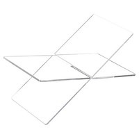 2Stk Acryl BuchstäNder Akryl Buchhalter Koch Buch StäNder Lesen StäNder