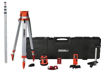 Johnson Level & Tool 99-026K Self-Leveling Horizontal Rotary Laser System w/ ...