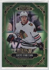 2020-21 Upper Deck Stature Rookies Green 23/175 Lucas Carlsson #190 he4