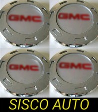 4 Pcs Wheel Center Caps Fits 2014-2017 Cadillac Escalade Gmc Logo