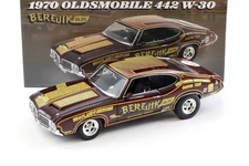 1:18 Acme 1970 Oldsmobile 442 W-30 Berejik Ancien Marron