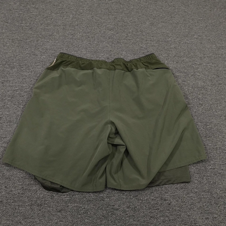 Pantalones Cortos de Correr Cooperativos REI para Hombres Grandes Forrados en Verde Ligeros Atléticos Secado Rápido Foto 4 de 4