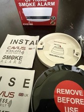Cavius CV2106 Wireless RF Optical Smoke Alarm 10-Year Lithium Battery Powered