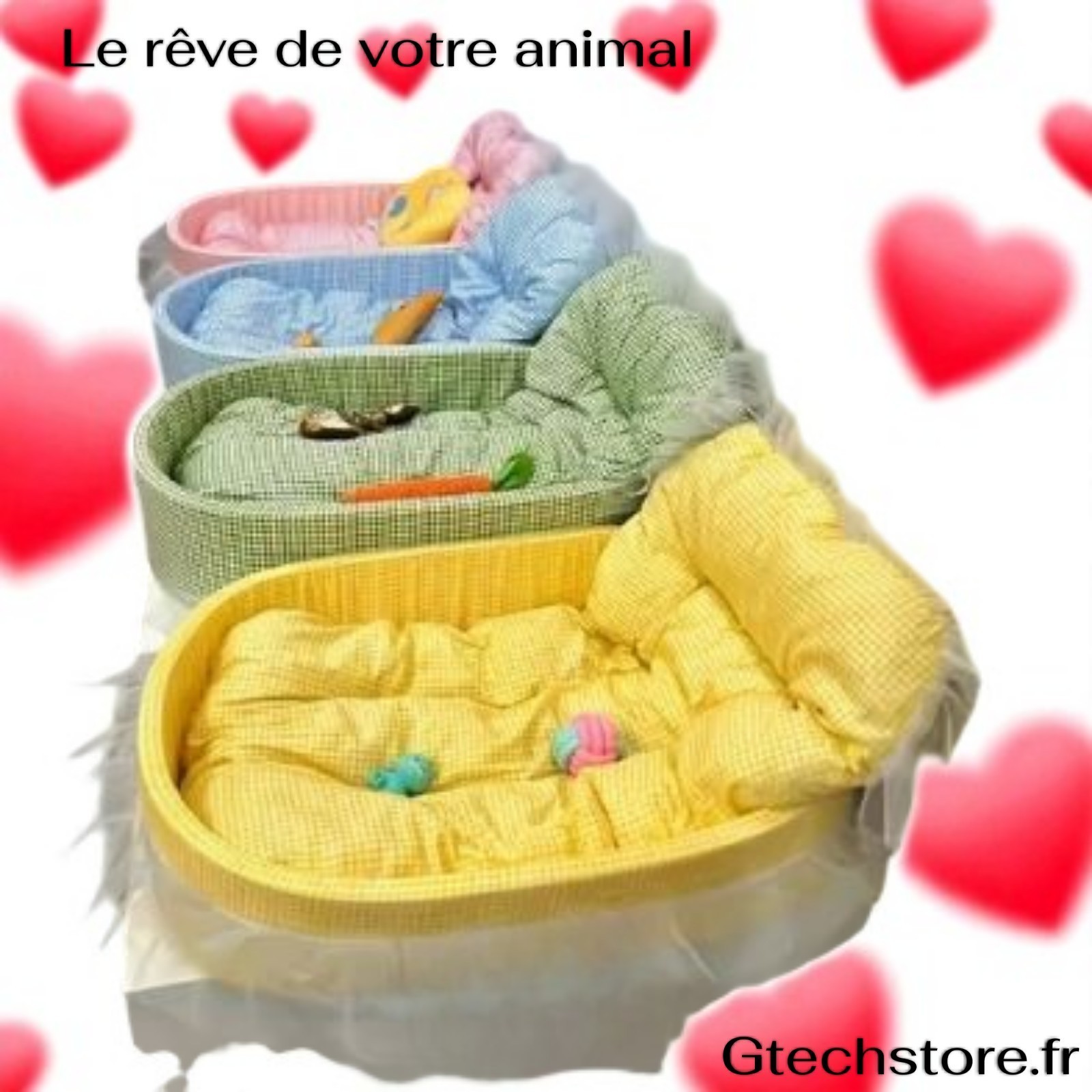 Canapé-lit Princesse pour chat idéal pour les siestes au salon en hiver