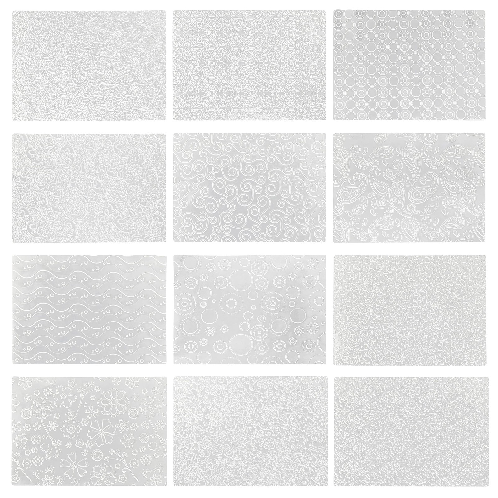 Набор для нанесения помадной массы Plastik Prgematte Stempel Teig Matte 12 штук 2390₽