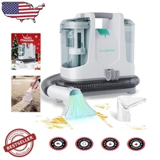 Deep Carpet & Upholstery Cleaner: 400W, Lightweight, Double Tank, Pet Stains