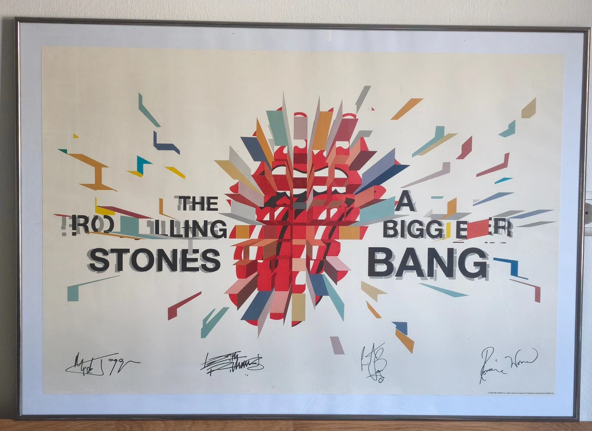 Rolling Stones FanClub Poster Bigger Bang