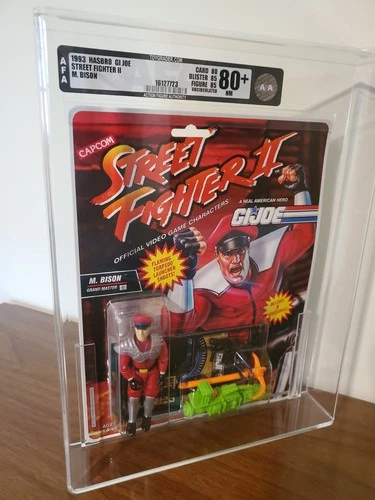 New Listing1993 Vtg AFA 80+ Uncirculated Hasbro GI Joe M. Bison STREET FIGHTER 2 SEALED