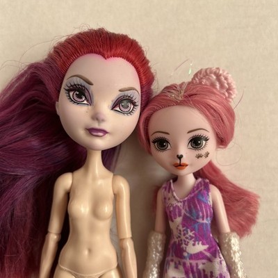 Ever After High Raven Queen First Chapter Doll OOAK + Enchantimals Pixie Bear