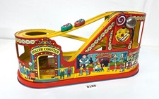 Vintage - 1950 s - J. Chein - Tin Mechanical Windup - Roller Coaster Toy