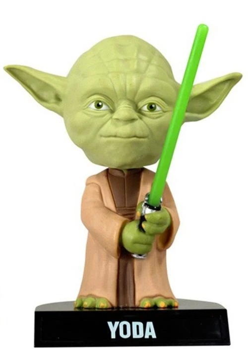 Yoda Figurine Funko Wacky Wobbler Collection Star Wars Statue Films et Séries TV - Photo 3/4
