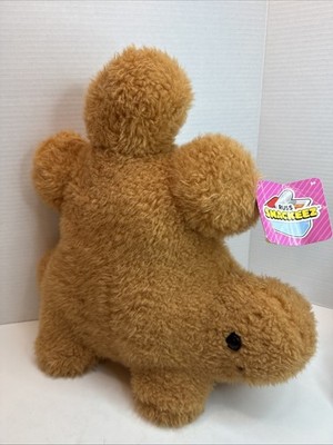 Russ Snackeez Dinosaur Chicken Nugget Stegosaurus Large 16  W/tag