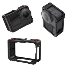 Metal Frame Protective Case Camera Cage w/ Dual Cold Shoes For DJI OSMO Action 6