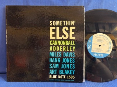 CANNONBALL ADDERLEY SOMETHIN ELSE BLUE NOTE BLP 1595. ORIGINAL USA LP EXC