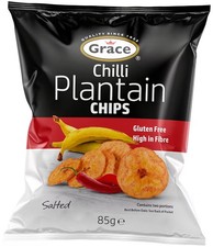Grace Foods Chilli Plantain Chips 85g