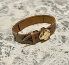 Louis Vuitton Authentic Good Luck Bracelet Color Brown Leather from Japan