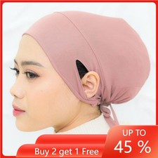 Muslim Head Scarf Inner Hijab Cap Islamic Underscarf Ninja Scarf Bonnet Wrap Hat
