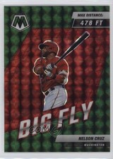 2022 Panini Mosaic Big Fly Green Mosaic Prizm Nelson Cruz #BF-9 1cw6