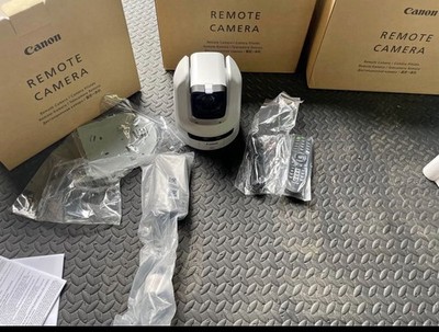 Canon CR-N300 4K NDI PTZ Camera, 20x Zoom 1/2.3-Inch CMOS Sensor Titanium White