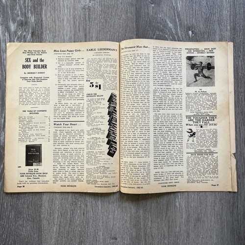 Joe Weider YOUR PHYSIQUE Magazin HOWARD EASTMAN DEZ 1942 JANUAR 1943 VOL 2 NR 6 - Bild 16 von 19