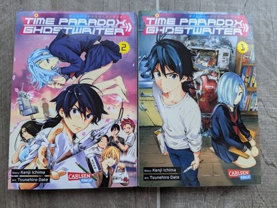 Time Paradox Ghostwriter Manga komplett Band 1-2 Kenji Ichima Carlsen Mystery