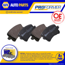 Brake Pads Set fits VW TIGUAN 5N 2.0D Rear 07 to 18 Proformer 1K0698451L