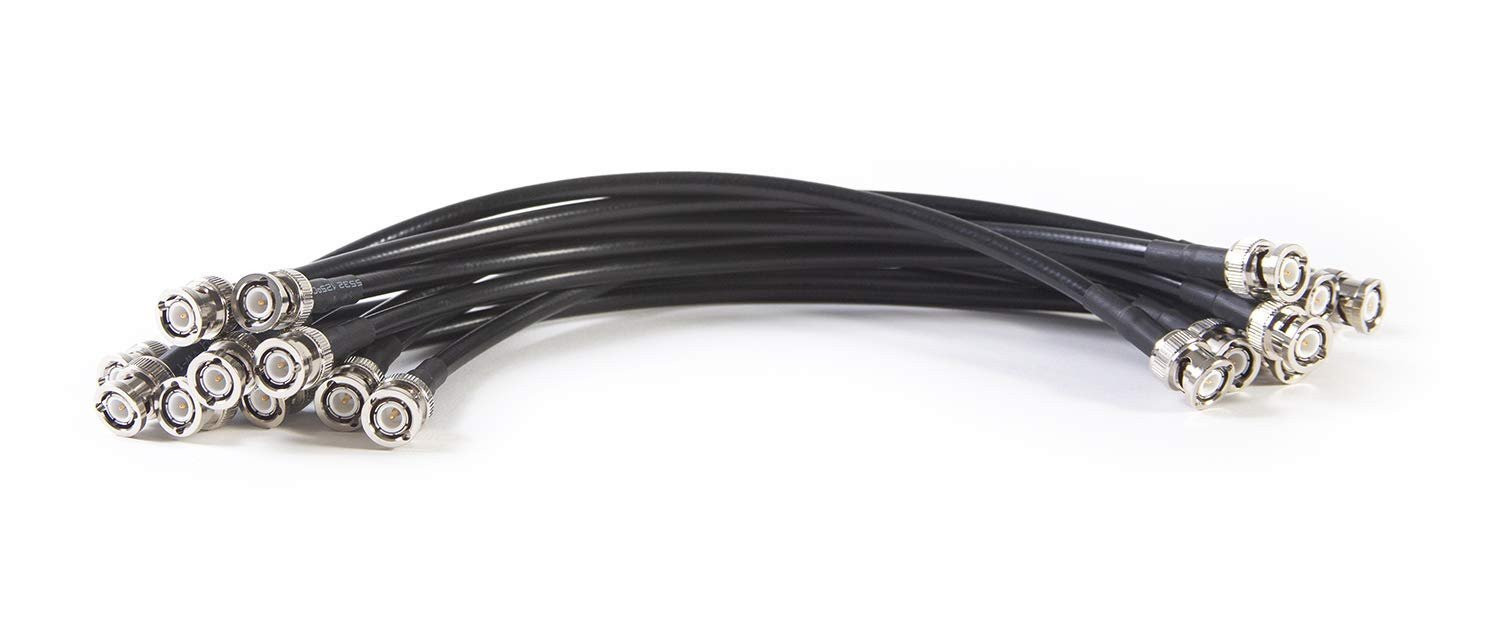 Соединительный кабель BNC из 5 упаковок длиной 2 фута.