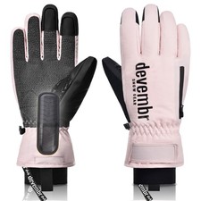 Ski Gloves with Wrist Guards and Undercuff Design, Snowboarding Gloves Touchs...